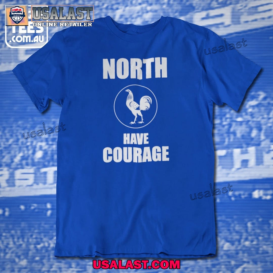 North Has Courage Retro - Adult & Kids T-Shirts, Sweatshirts & Hoodies apparel design preview 1