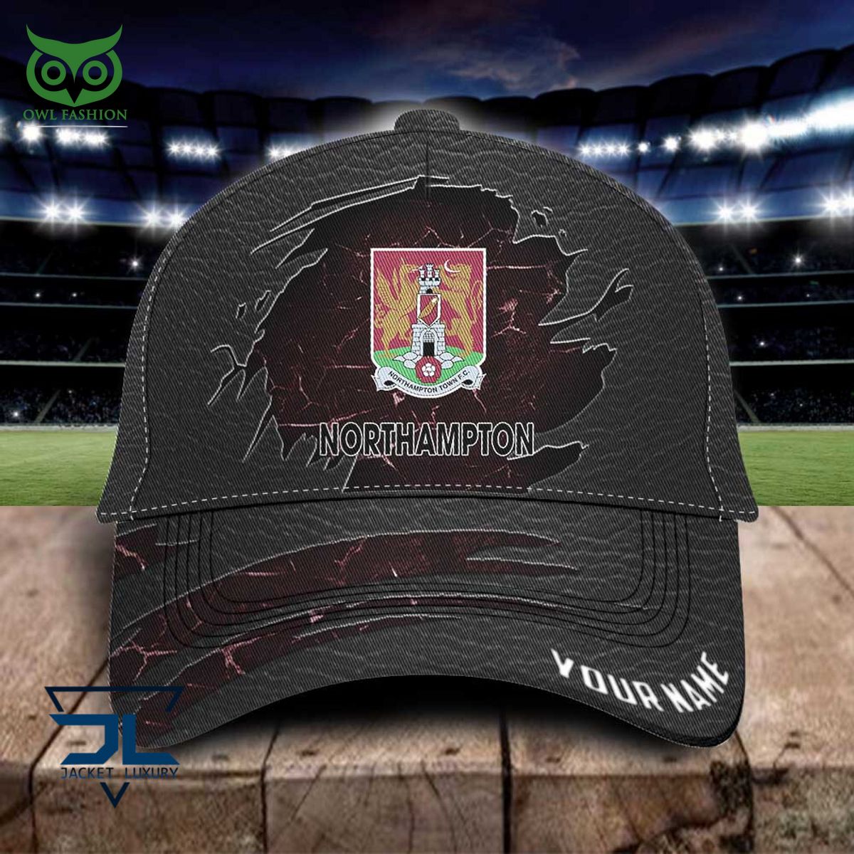 Northampton Town F.C EFL Personalized Leather Classic - Adult & Kids T-Shirts, Sweatshirts & Hoodies apparel design preview 1