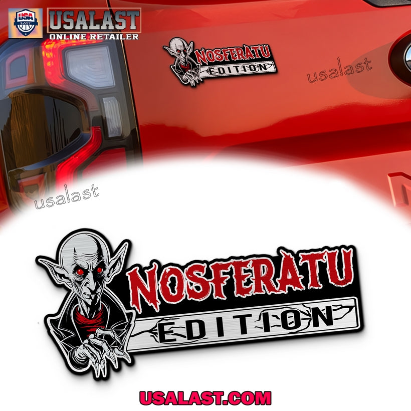 Nosferatu Edition Halloween Car Emblem Sticker - Adult & Kids T-Shirts, Sweatshirts & Hoodies apparel design preview 1