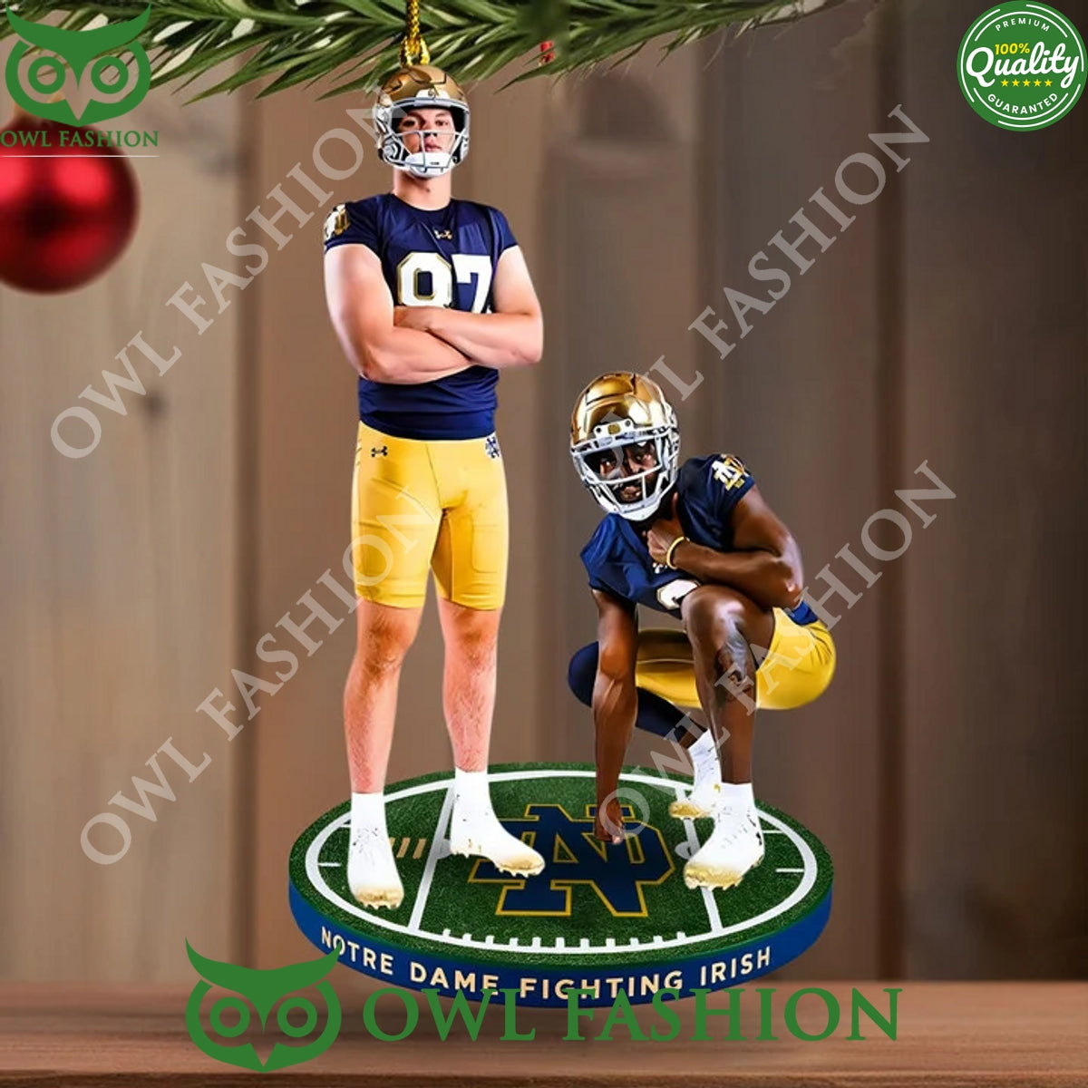 Notre Dame Fighting Irish Roster 87 Cooper Flanagan - Adult & Kids T-Shirts, Sweatshirts & Hoodies apparel design preview 1