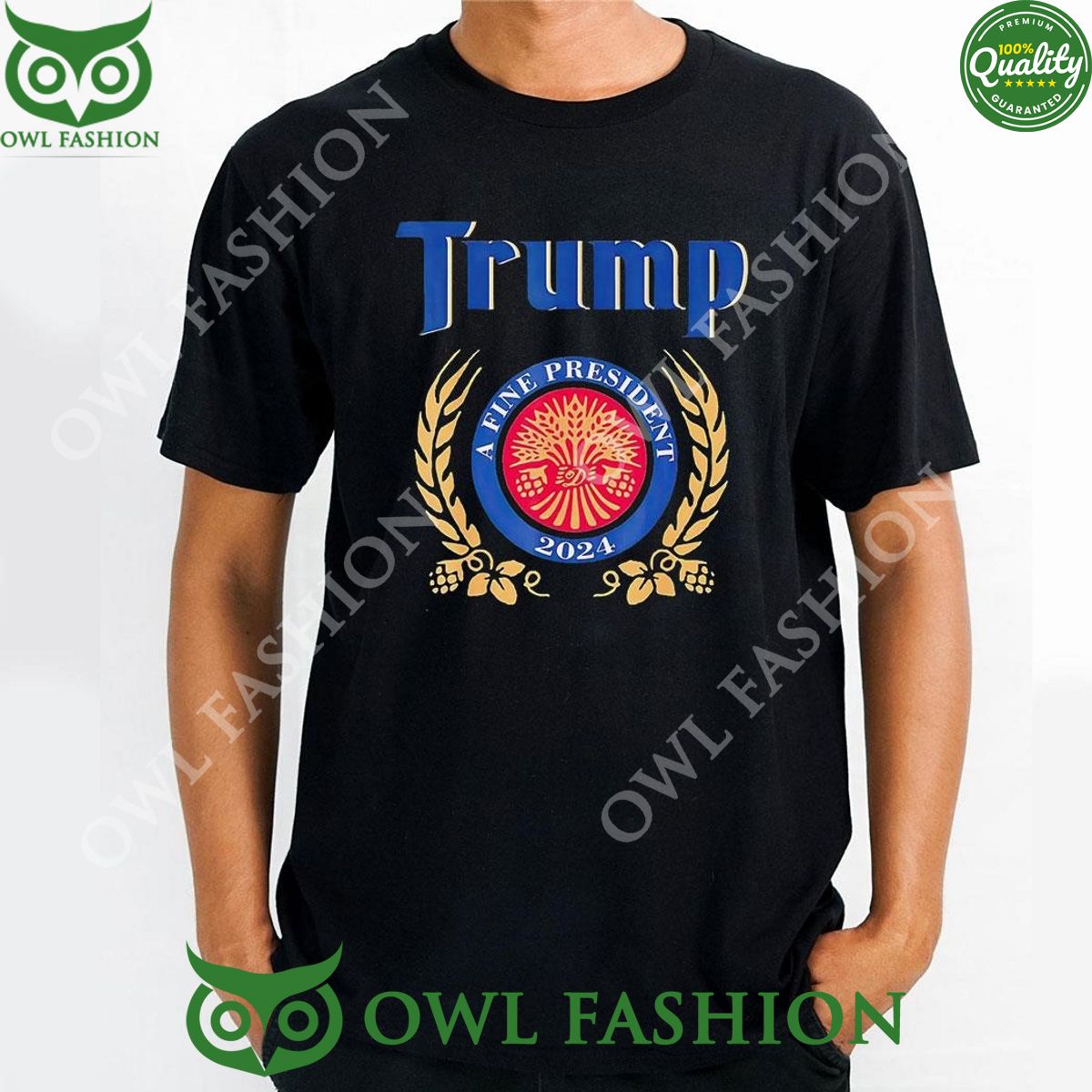 2024 Trump A Fine President Take America Back - Adult & Kids T-Shirts, Sweatshirts & Hoodies apparel design preview 1