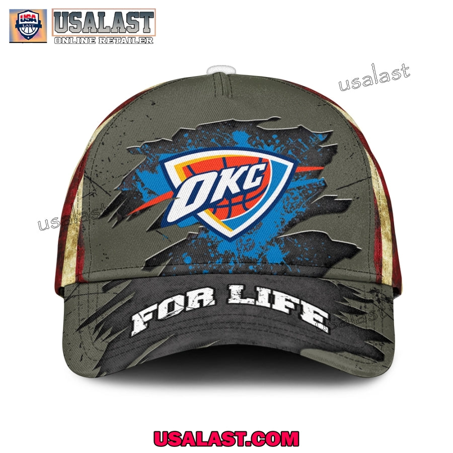 Oklahoma City Thunder For Life Classic Cap - Adult & Kids T-Shirts, Sweatshirts & Hoodies apparel design preview 1