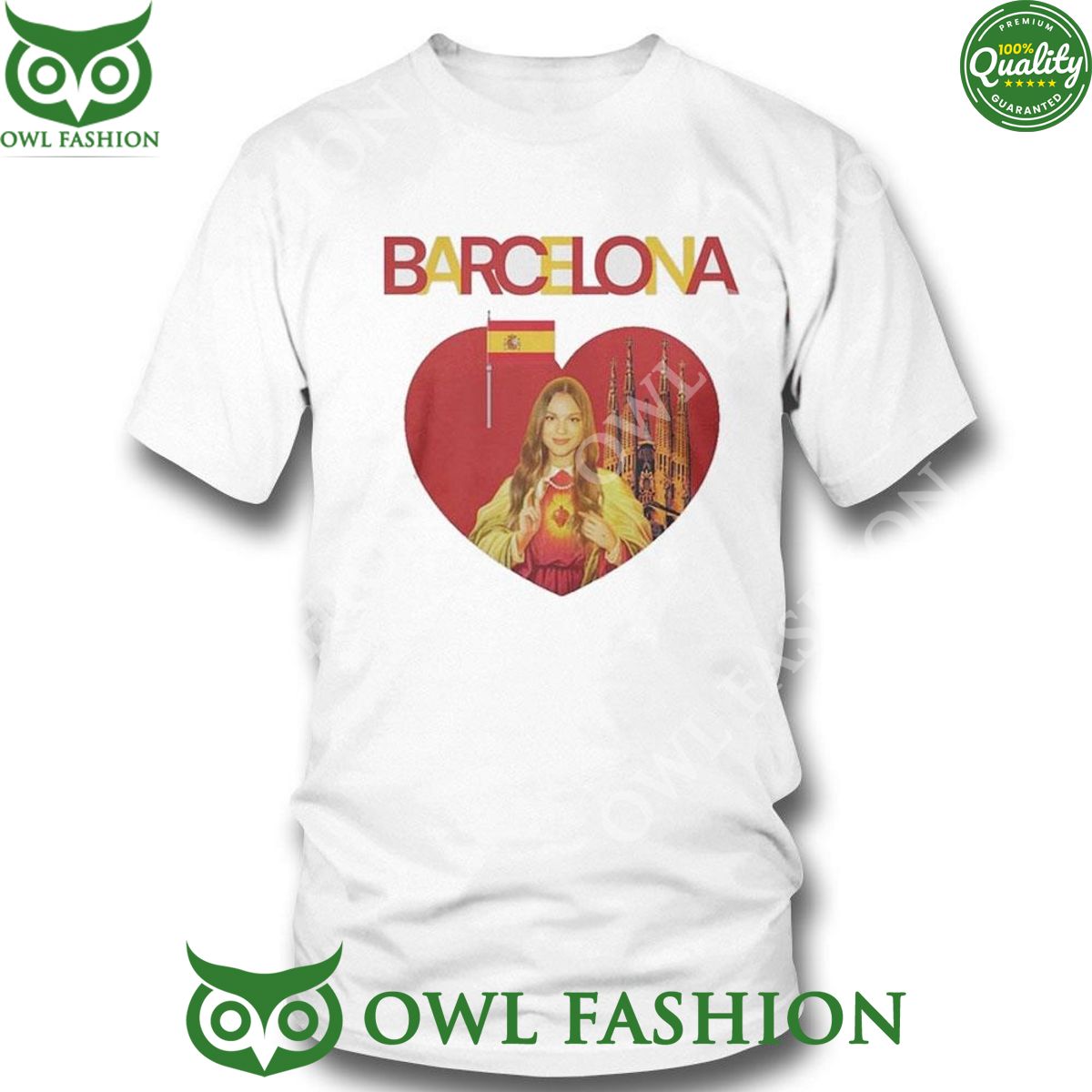 Olivia Rodrigo Jesus Barcelona Photo 2024 - Adult & Kids T-Shirts, Sweatshirts & Hoodies apparel design preview 1