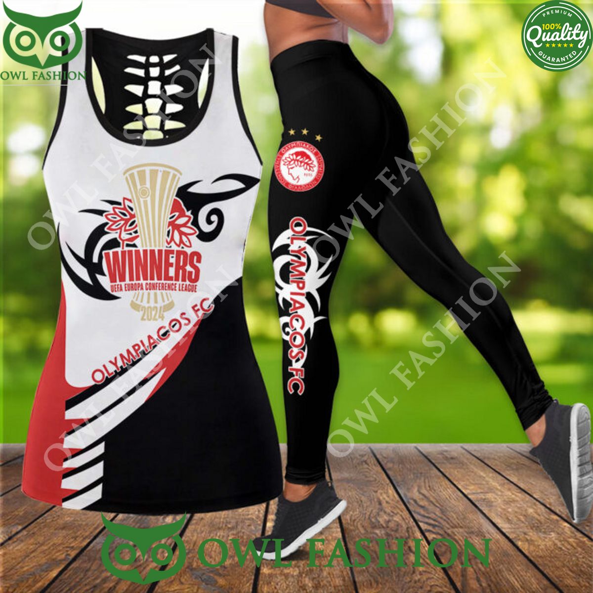Olympiacos F.C. Europa Champion Limited Hollow Tank - Adult & Kids T-Shirts, Sweatshirts & Hoodies apparel design preview 1