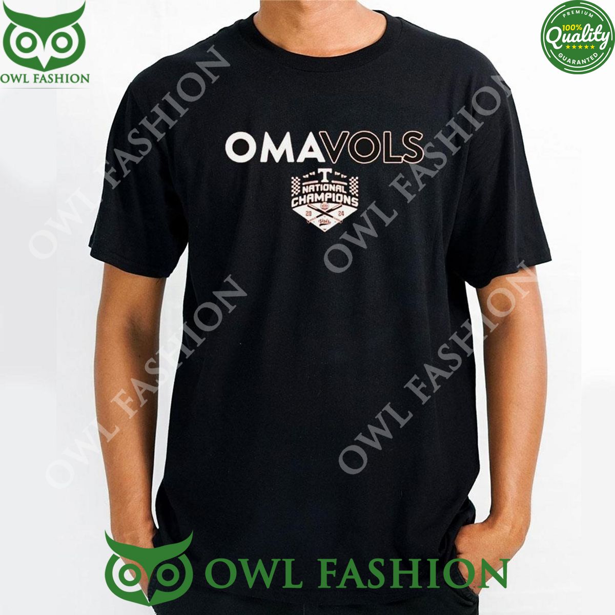 Omavols Tennessee Volunteers 2024 Baseball World - Adult & Kids T-Shirts, Sweatshirts & Hoodies apparel design preview 1