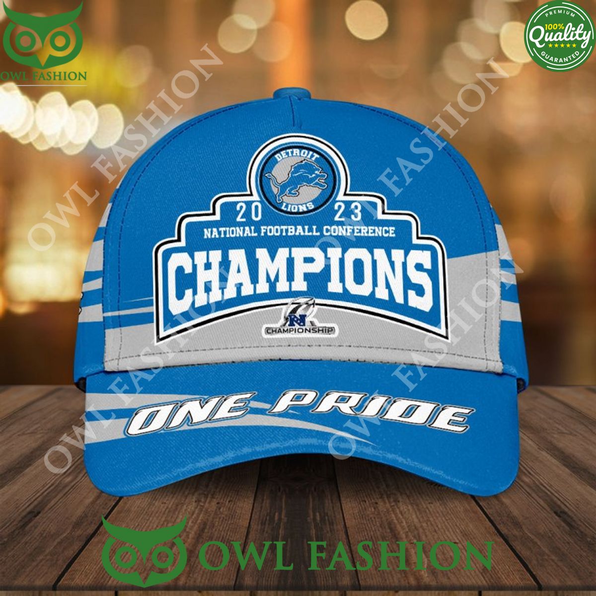 One Pride Detroit Lions 2023 Champions National - Adult & Kids T-Shirts, Sweatshirts & Hoodies apparel design preview 1