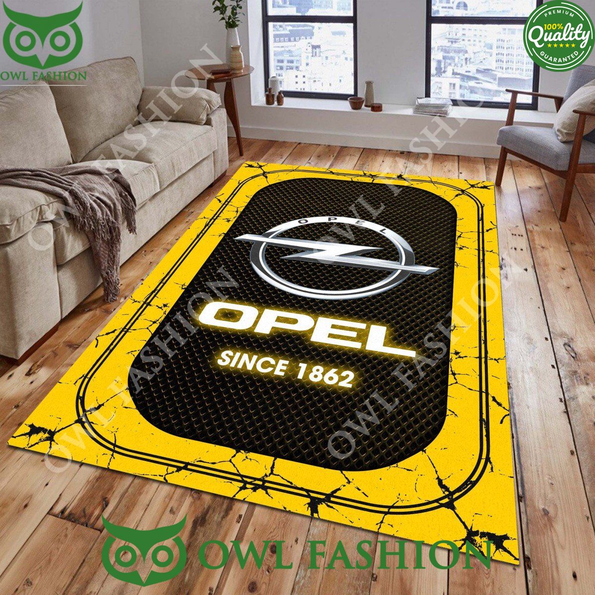 Opel 1862 Motorcycles Rug Carpet For Stone Marble - Adult & Kids T-Shirts, Sweatshirts & Hoodies apparel design preview 1
