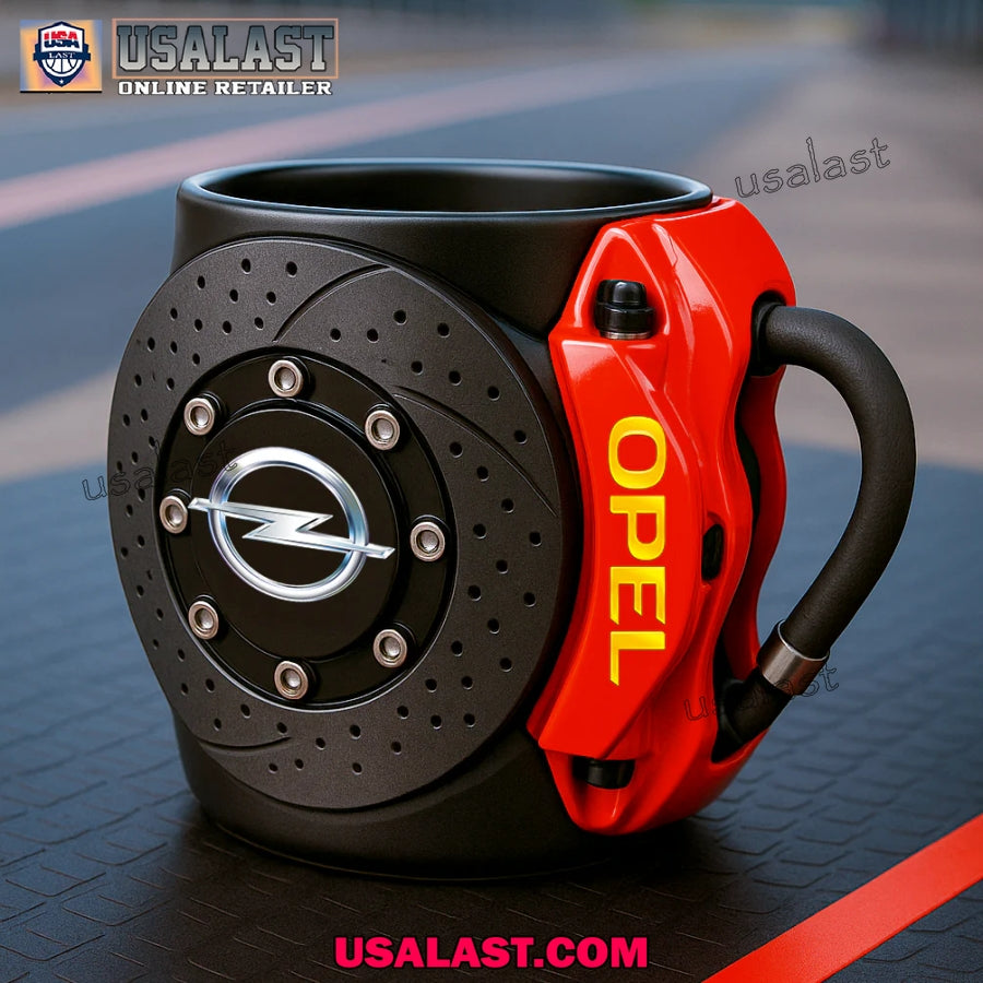 Opel Car Logo Brake Caliper Mug - Adult & Kids T-Shirts, Sweatshirts & Hoodies apparel design preview 1