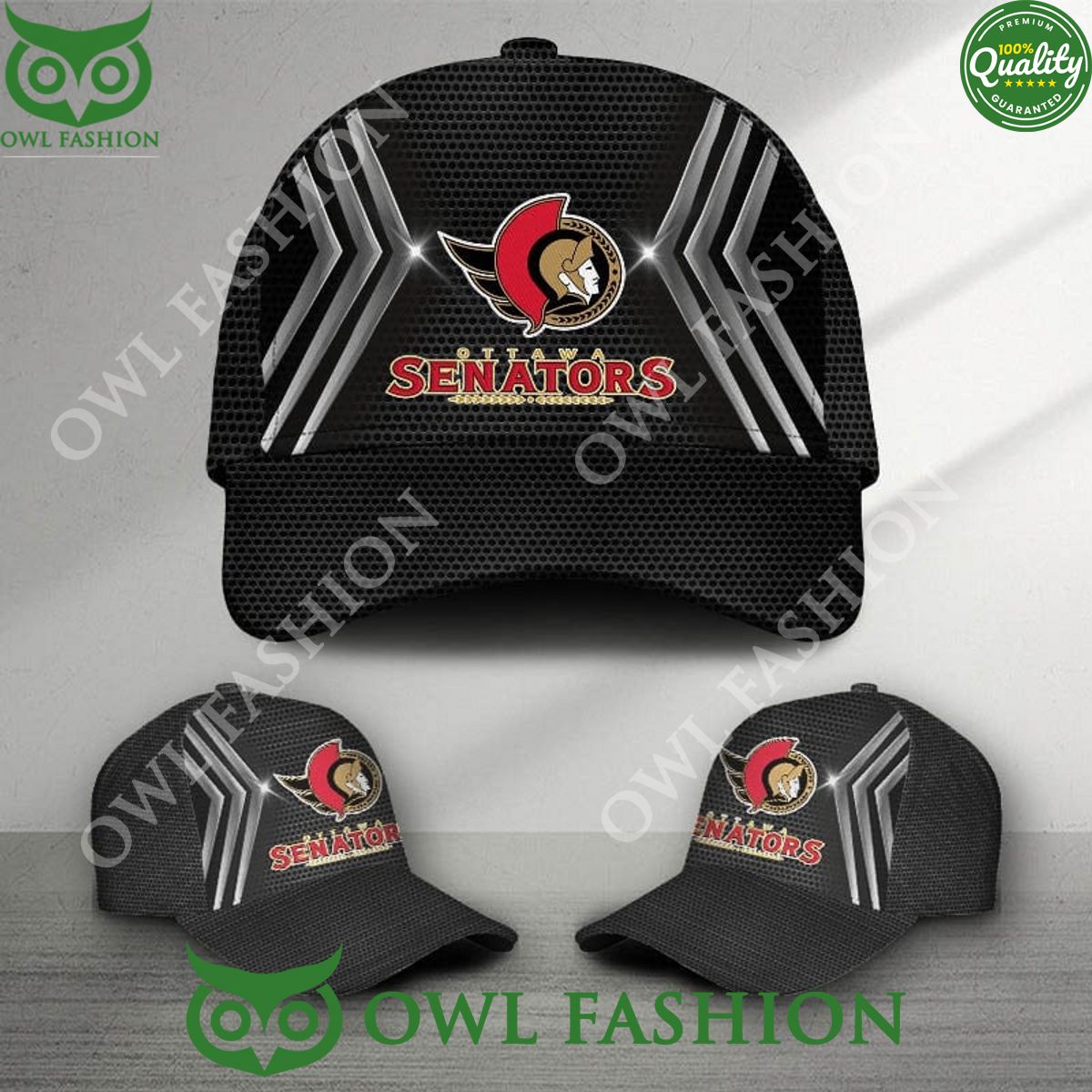 Ottawa Senators Printed NHL Ice Hockey Classic Cap - Adult & Kids T-Shirts, Sweatshirts & Hoodies apparel design preview 1