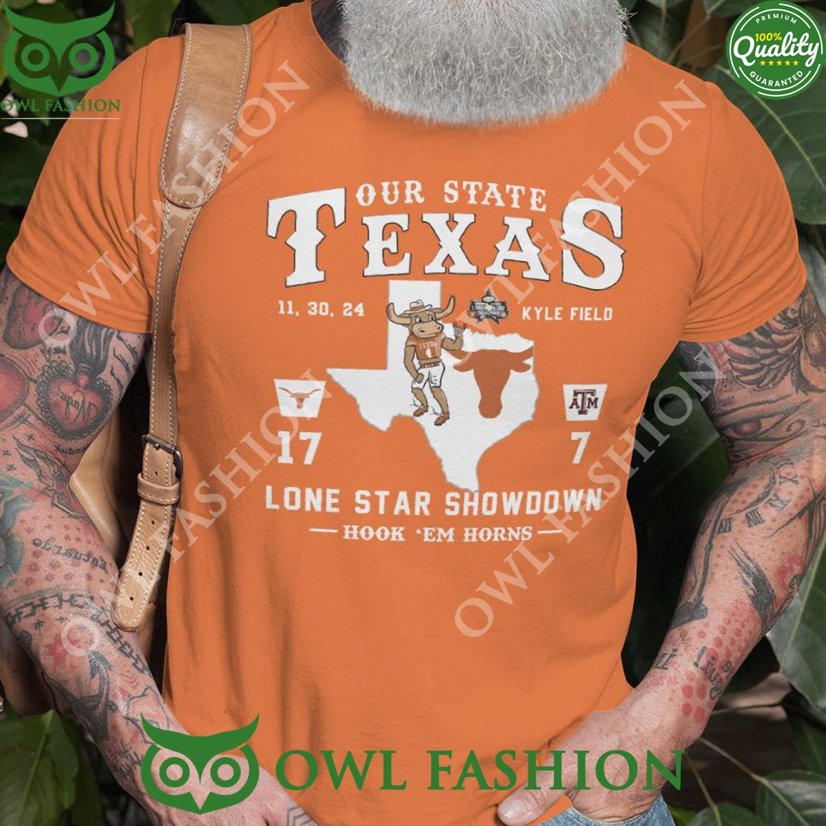 Our state Texas Lone star Showdown Kyle Field for - Adult & Kids T-Shirts, Sweatshirts & Hoodies apparel design preview 1