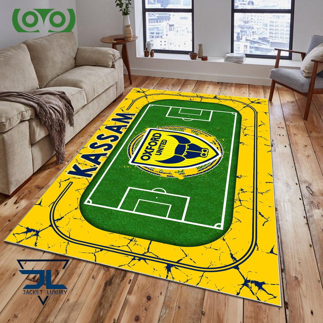 Oxford United F.C EFL Championship Carpet Rug - Adult & Kids T-Shirts, Sweatshirts & Hoodies apparel design preview 1