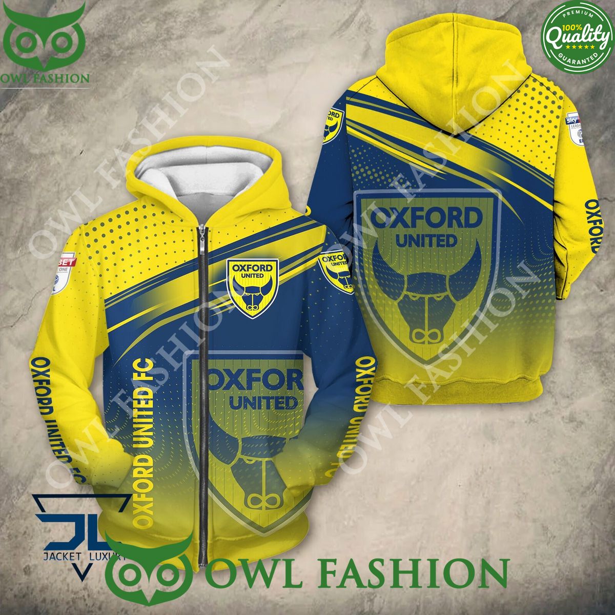 Oxford United F.C EFL Championship - Adult & Kids T-Shirts, Sweatshirts & Hoodies apparel design preview 1