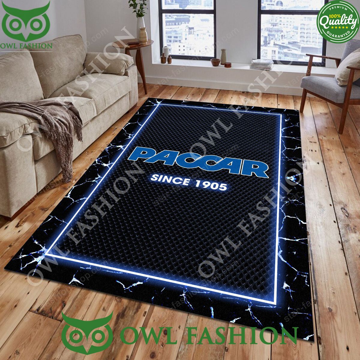 Paccar American company commercial truck Rug Carpet - Adult & Kids T-Shirts, Sweatshirts & Hoodies apparel design preview 1