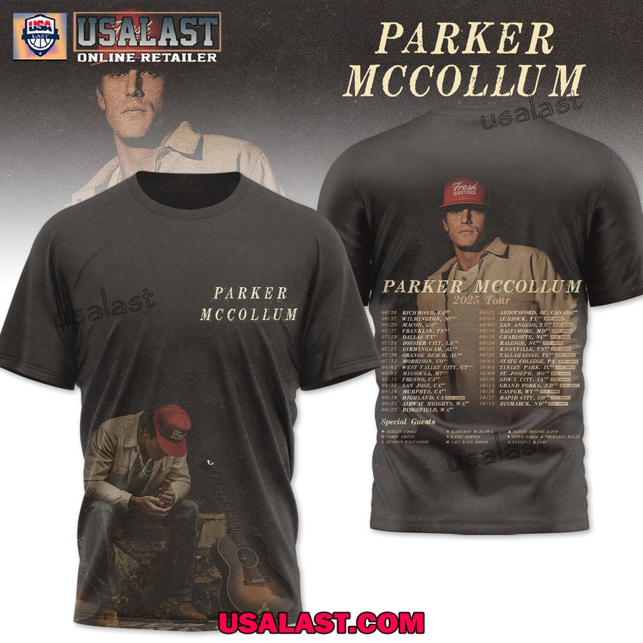 Parker Mccollum 2025 Tour Premium 3D - Adult & Kids T-Shirts, Sweatshirts & Hoodies apparel design preview 1