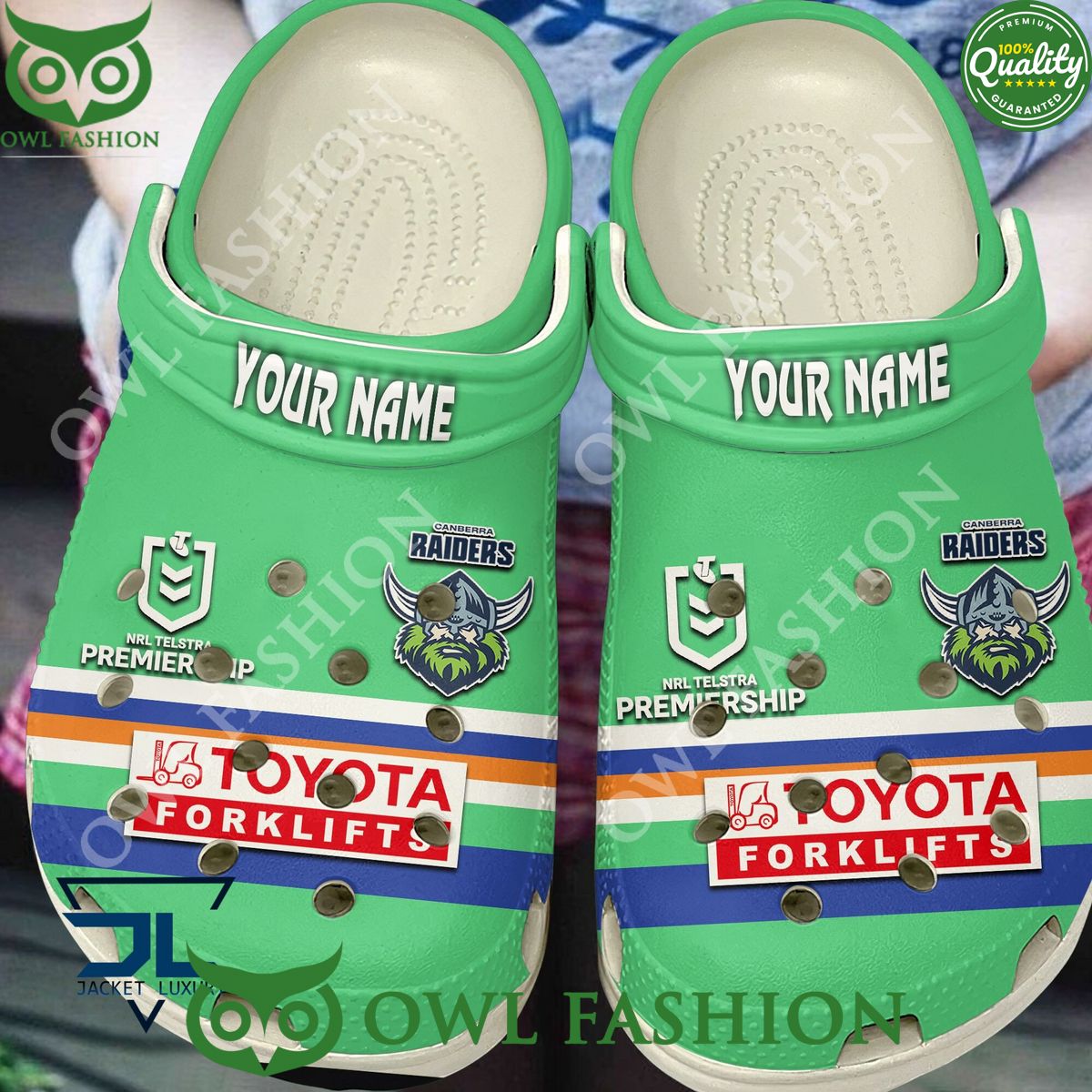 Personalized Australian Canberra Raiders NRL Croc - Adult & Kids T-Shirts, Sweatshirts & Hoodies apparel design preview 1