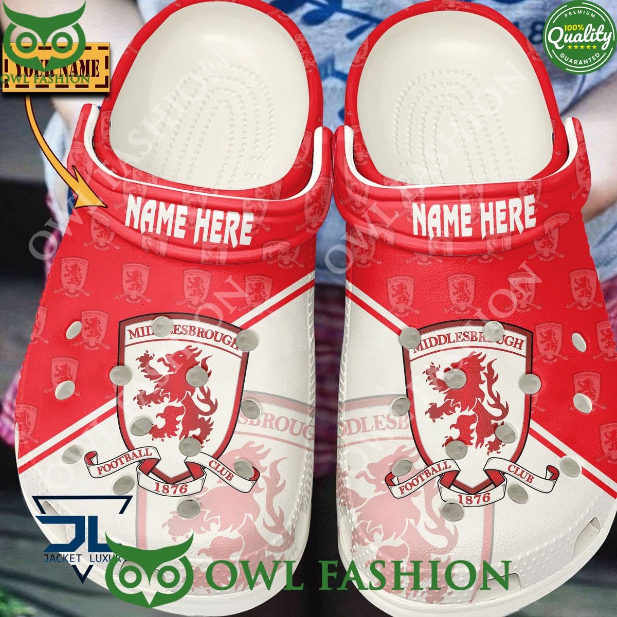 Personalized EFL Middlesbrough F.C Football Club Croc - Adult & Kids T-Shirts, Sweatshirts & Hoodies apparel design preview 1