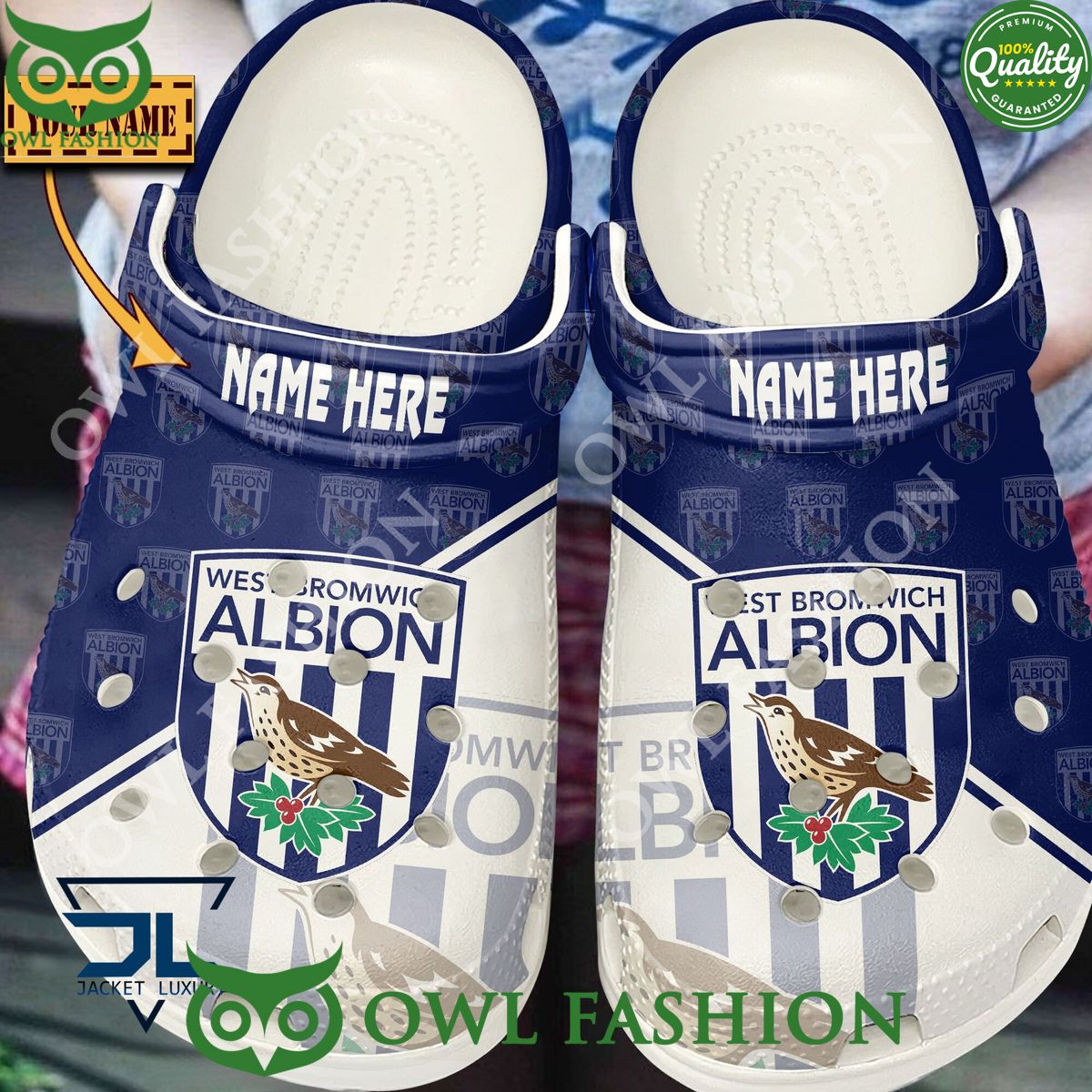 Personalized EFL West Bromwich Albion F.C Football - Adult & Kids T-Shirts, Sweatshirts & Hoodies apparel design preview 1