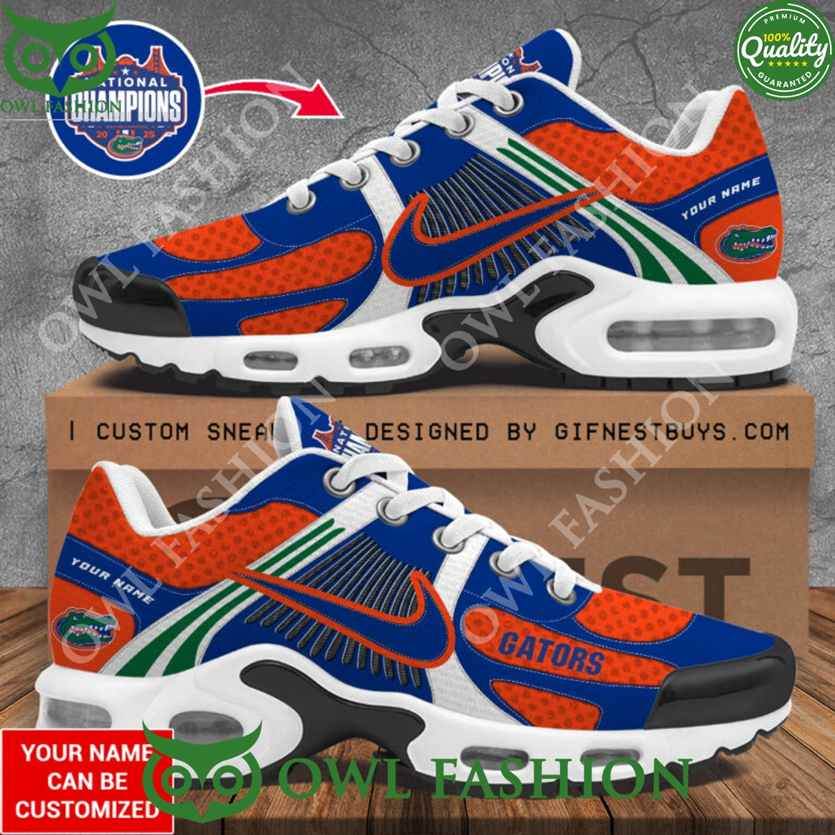 Personalized Florida Gators Mens Basketball Air Max - Adult & Kids T-Shirts, Sweatshirts & Hoodies apparel design preview 1
