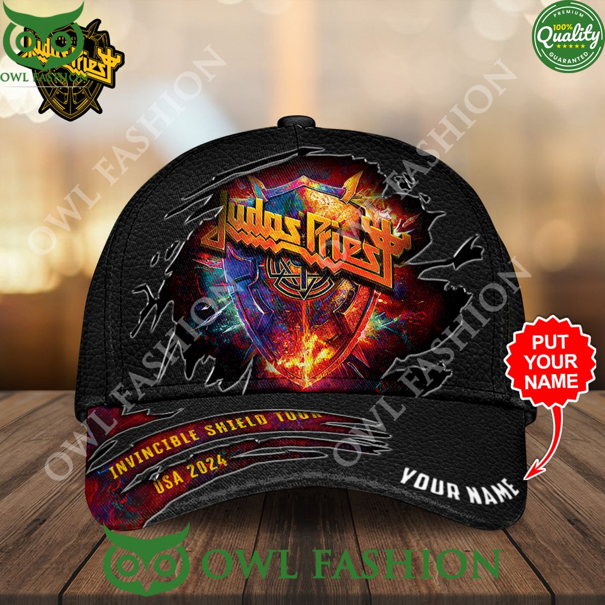 Personalized Judas Priest Invincible Shield Tour USA - Adult & Kids T-Shirts, Sweatshirts & Hoodies apparel design preview 1