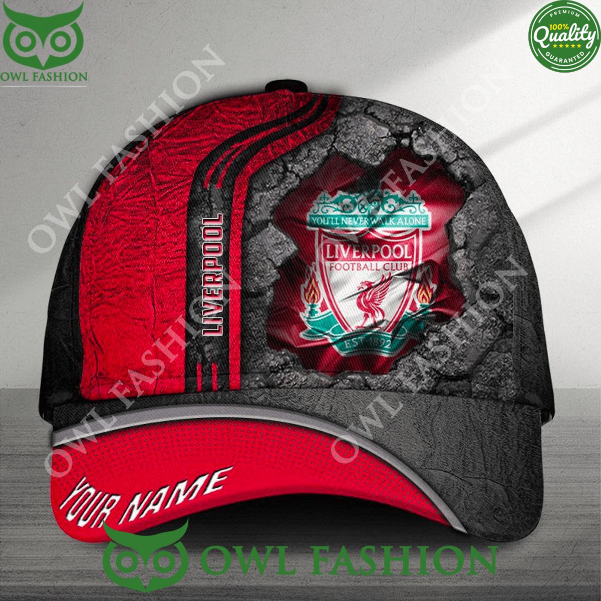 Personalized Liverpool EPL Team Logo Classic Cap - Adult & Kids T-Shirts, Sweatshirts & Hoodies apparel design preview 1