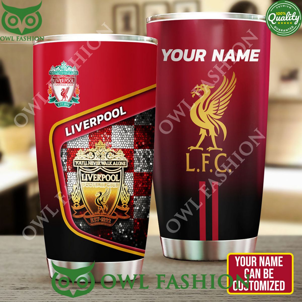 Personalized Liverpool Premier Champion Tumbler Cup - Adult & Kids T-Shirts, Sweatshirts & Hoodies apparel design preview 1