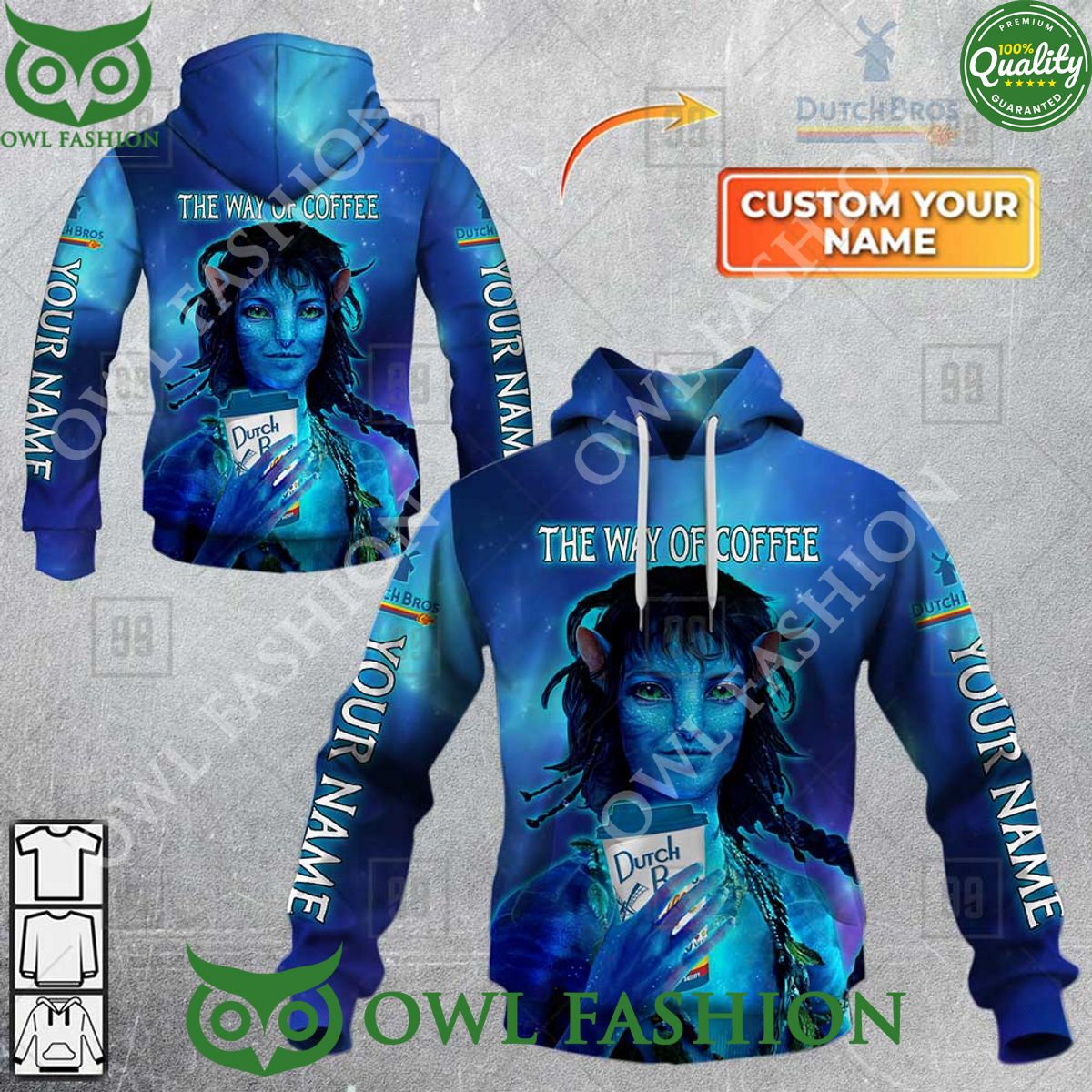 Personalized Name Avatar 2 The Way Of Water Dutch - Adult & Kids T-Shirts, Sweatshirts & Hoodies apparel design preview 1