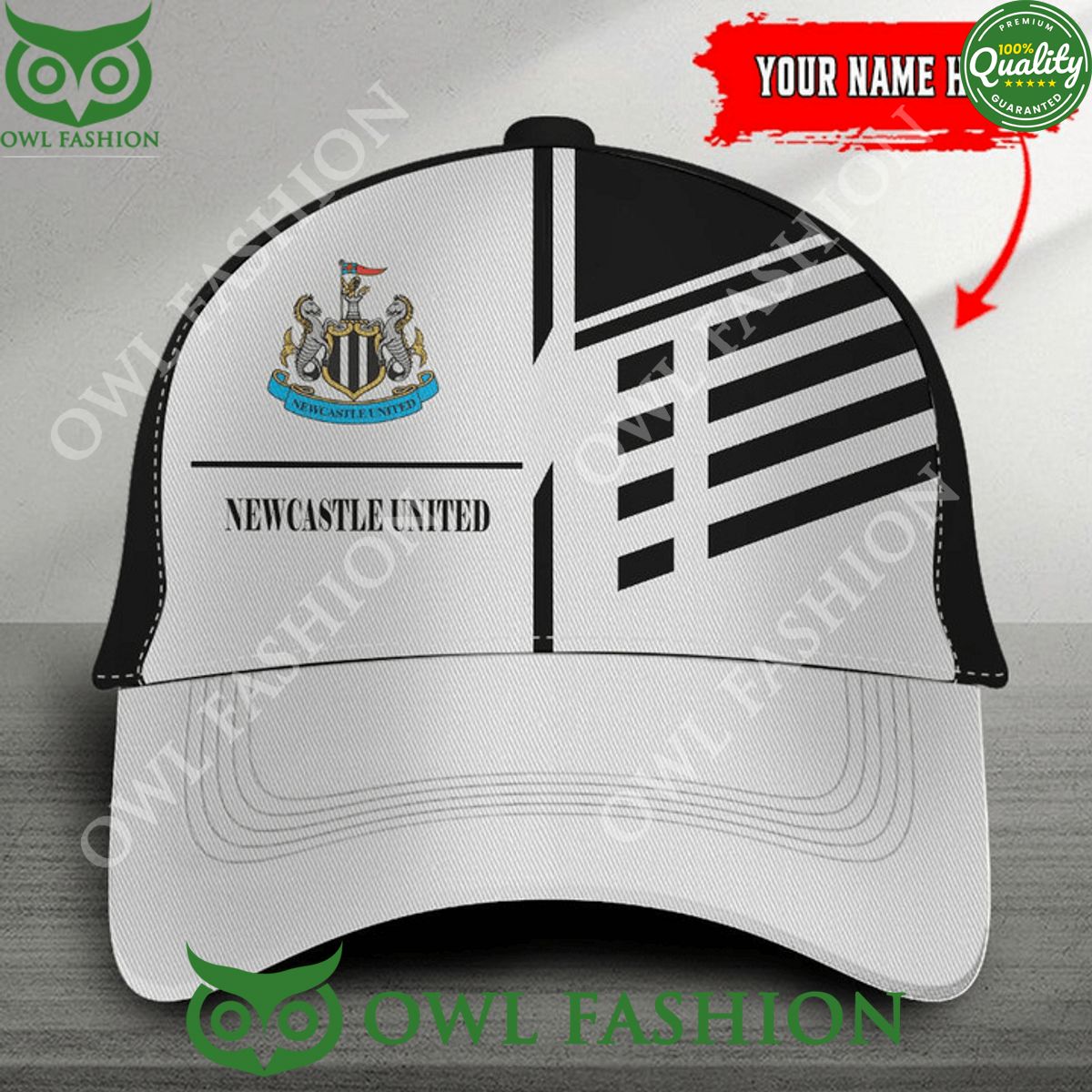 Personalized Newcastle United EPL Basic Gray Classic - Adult & Kids T-Shirts, Sweatshirts & Hoodies apparel design preview 1