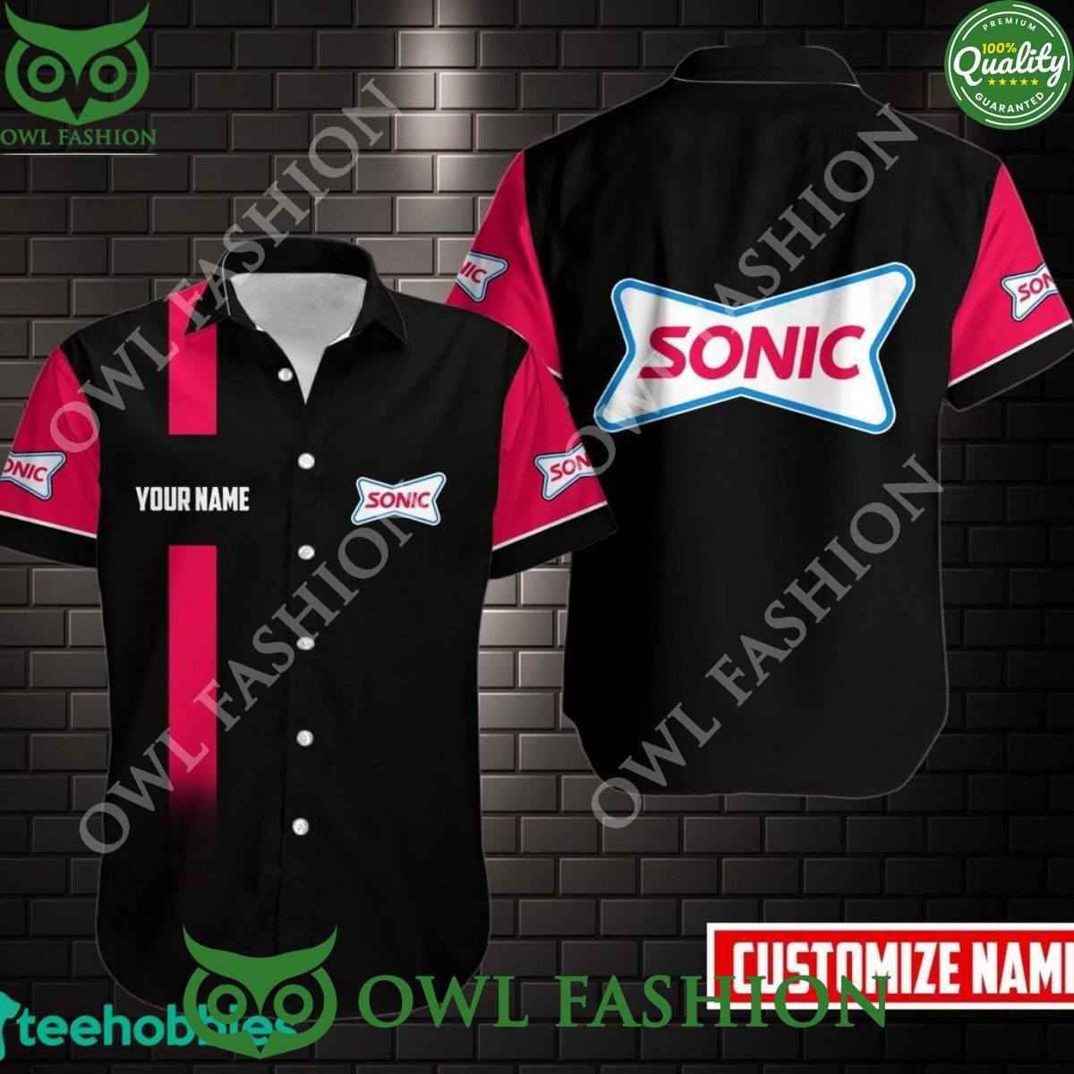 Personalized Sonic drive-in Black Red Limited - Adult & Kids T-Shirts, Sweatshirts & Hoodies apparel design preview 1