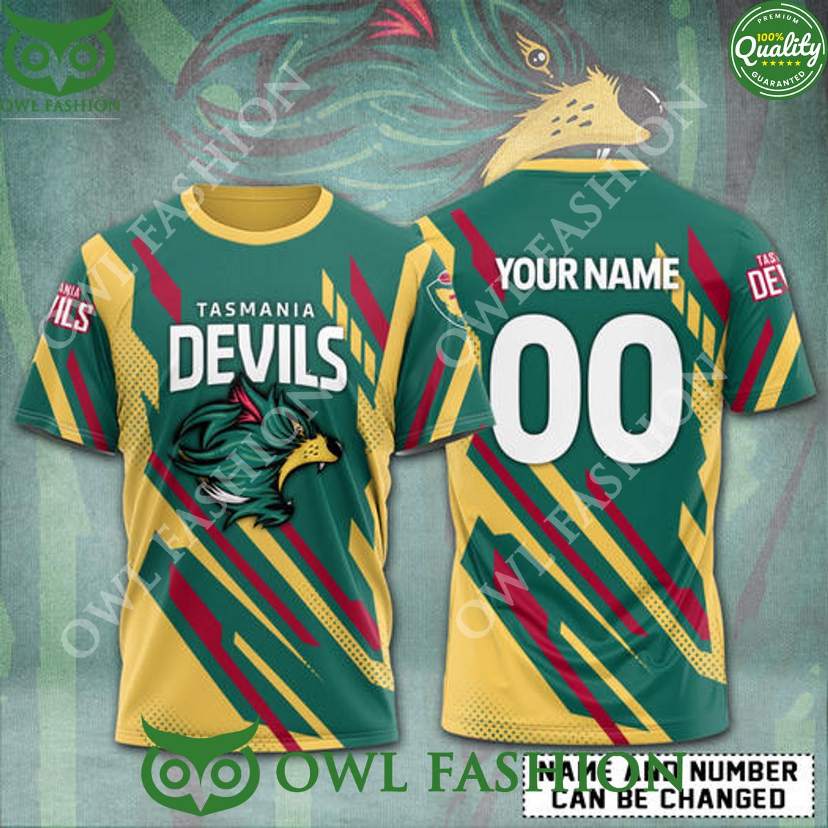 Personalized Tasmania Devils FC Australian Football - Adult & Kids T-Shirts, Sweatshirts & Hoodies apparel design preview 1