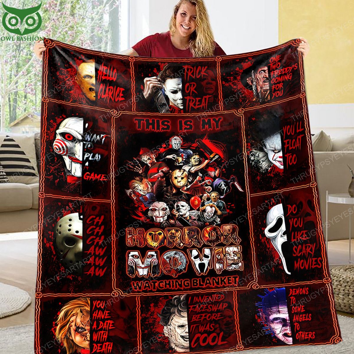 Personalized This Is My Horror Movie Characters - Adult & Kids T-Shirts, Sweatshirts & Hoodies apparel design preview 1