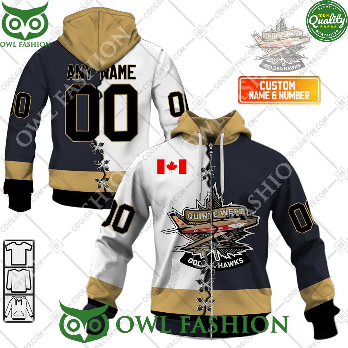 Personalized Trenton Golden Hawks Canadian Ontario - Adult & Kids T-Shirts, Sweatshirts & Hoodies apparel design preview 1