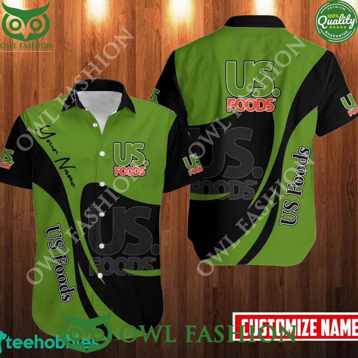 Personalized US foods Green Lover 3D Hawaiian - Adult & Kids T-Shirts, Sweatshirts & Hoodies apparel design preview 1