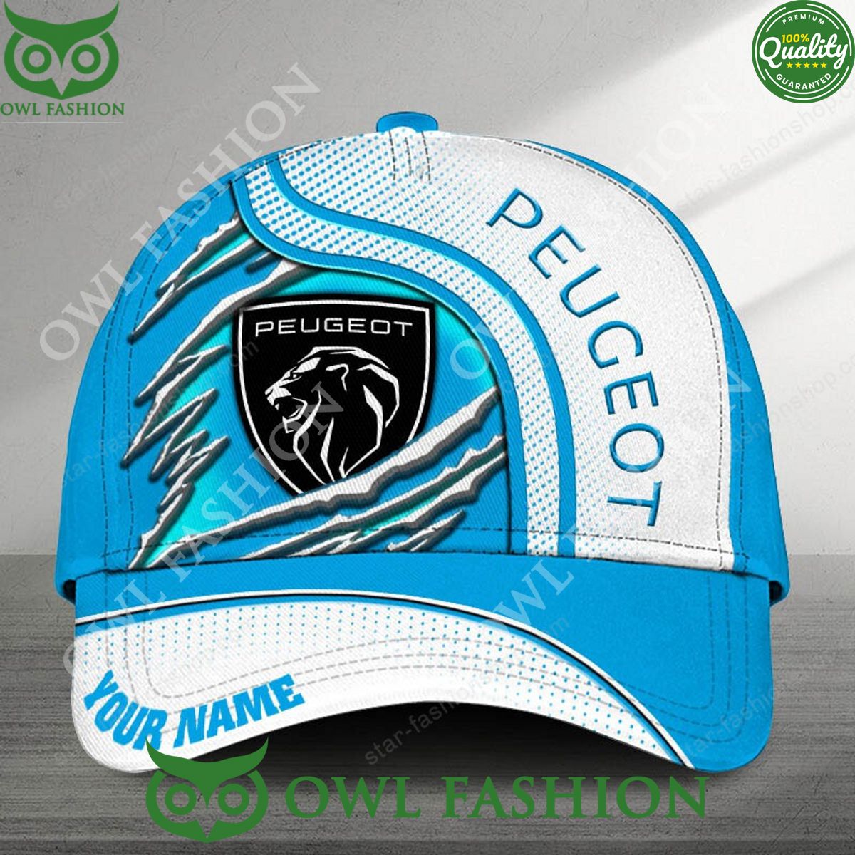 Peugeot French Automobile Custom Name Printed Cap - Adult & Kids T-Shirts, Sweatshirts & Hoodies apparel design preview 1