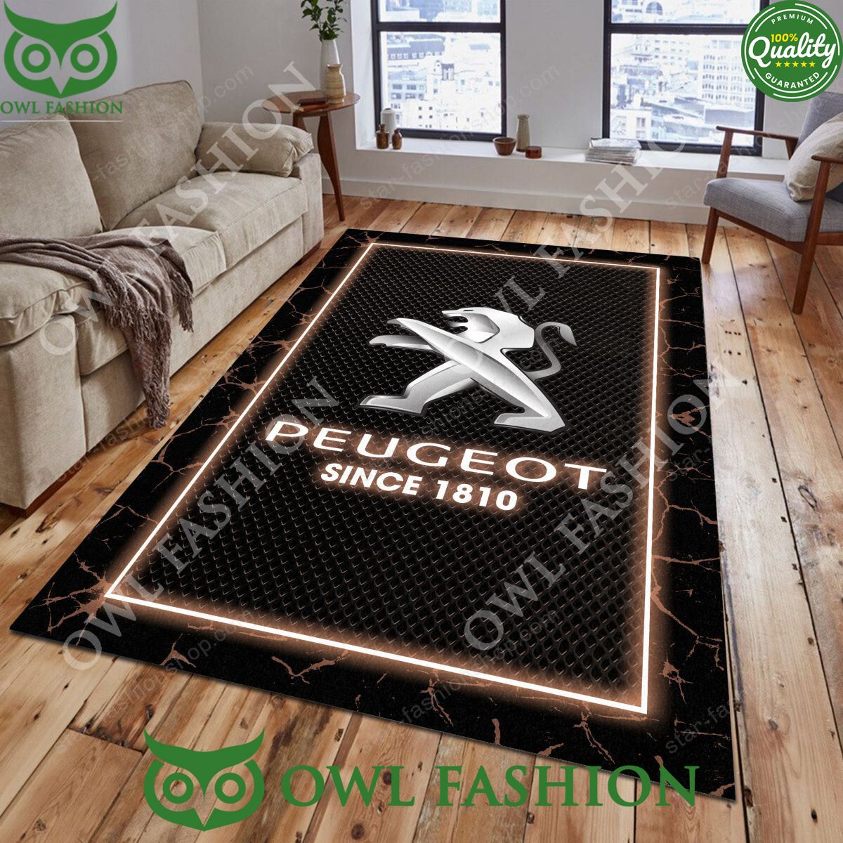 Peugeot Rug Carpet Luxury Brand 2024 - Adult & Kids T-Shirts, Sweatshirts & Hoodies apparel design preview 1