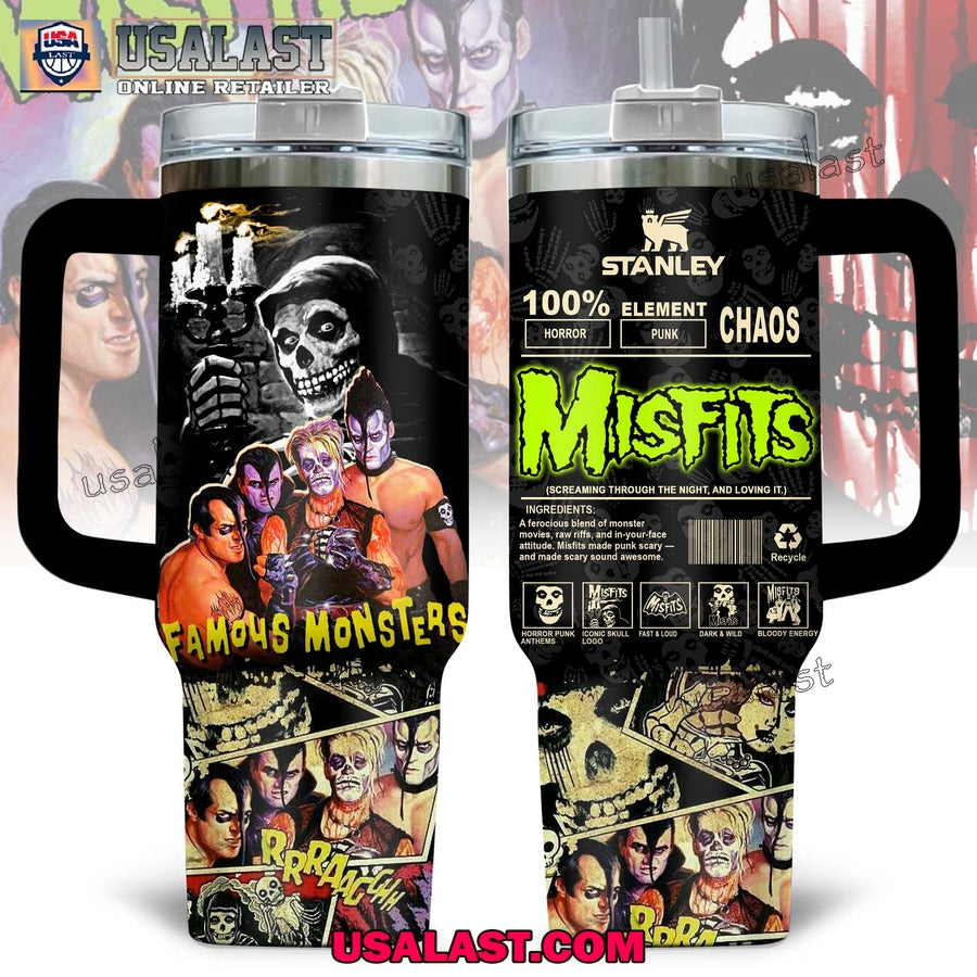 Misfits Band Limited Edition 40oz Tumbler Cup - Adult & Kids T-Shirts, Sweatshirts & Hoodies apparel design preview 1