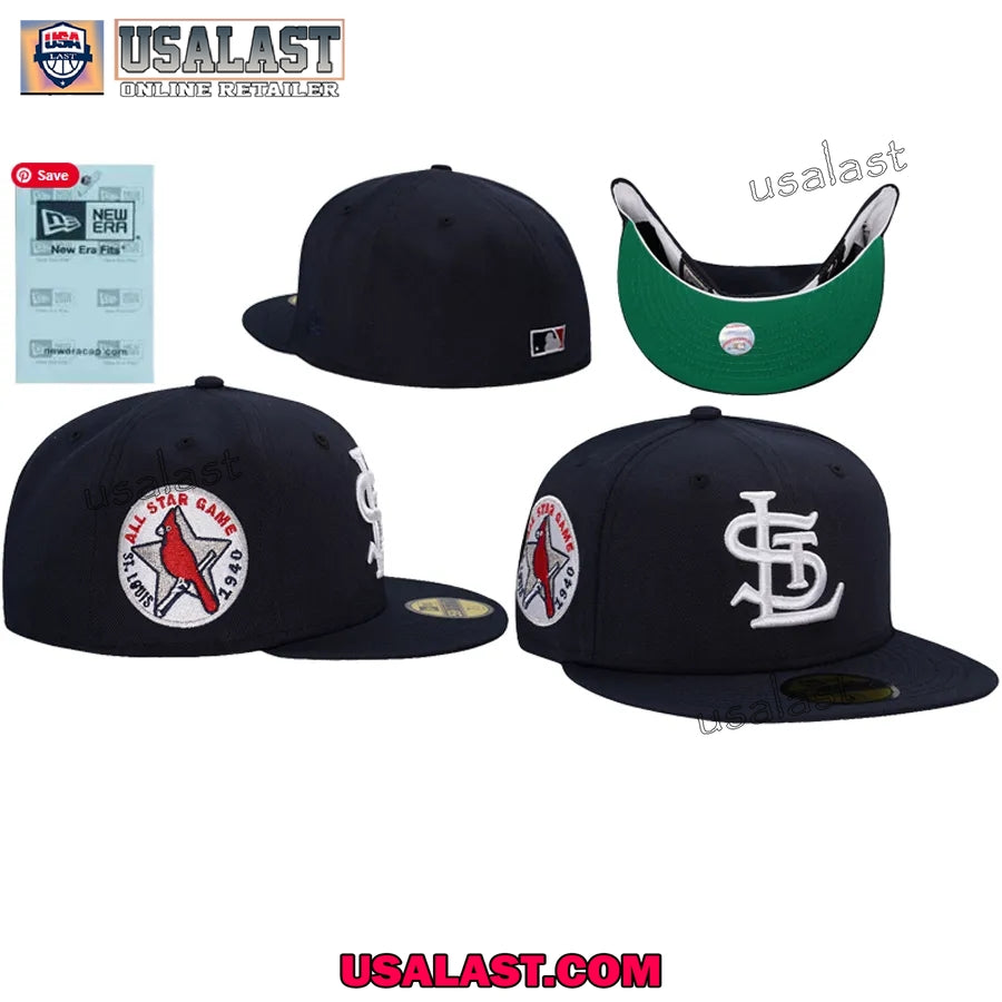 New Era St. Louis Cardinals All Star Game 1940 Navy - Adult & Kids T-Shirts, Sweatshirts & Hoodies apparel design preview 1