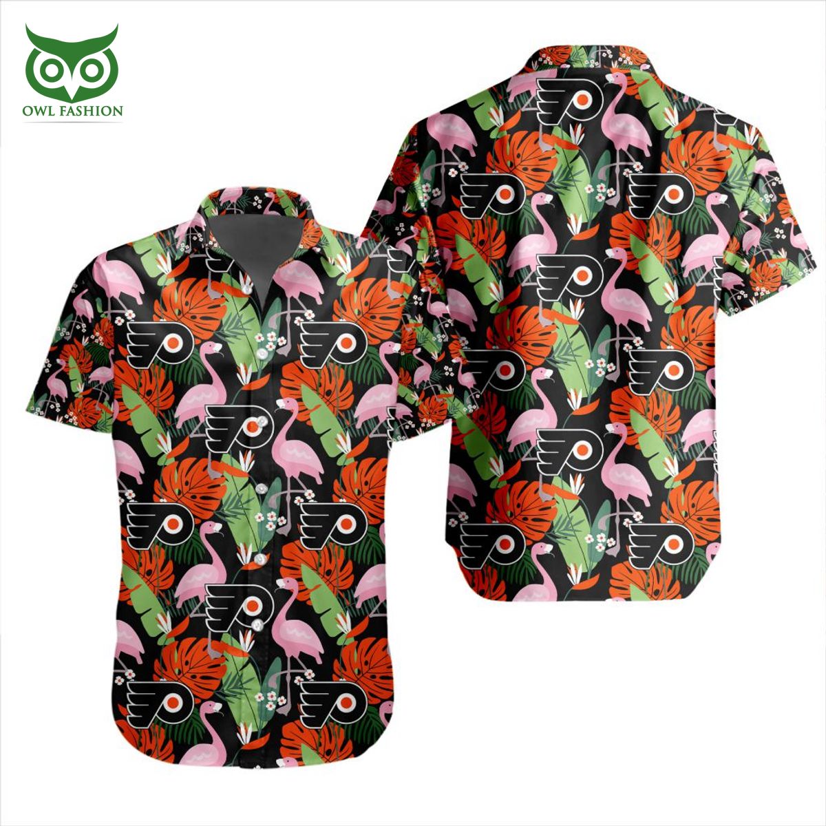 Philadelphia Flyers NHL Hockey Team Hawaiian - Adult & Kids T-Shirts, Sweatshirts & Hoodies apparel design preview 1