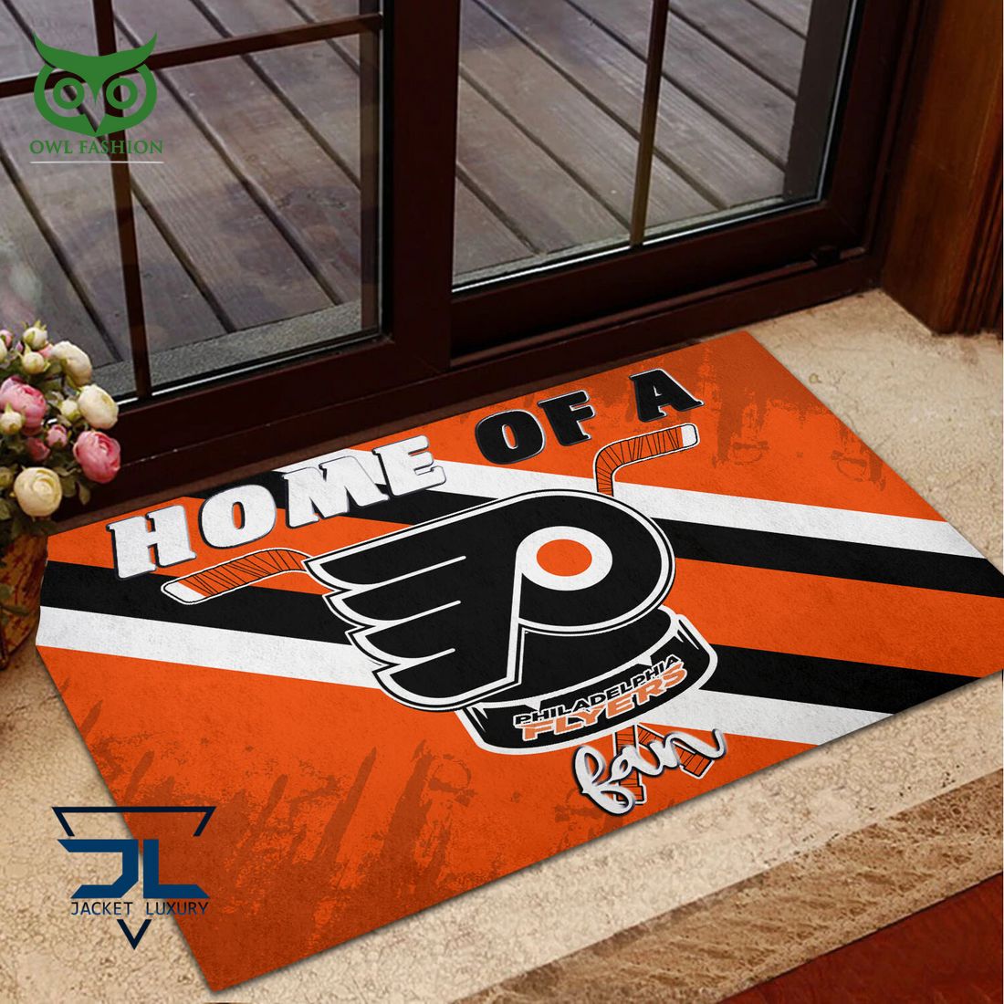 Philadelphia Flyers NHL Team Doormat - Adult & Kids T-Shirts, Sweatshirts & Hoodies apparel design preview 1