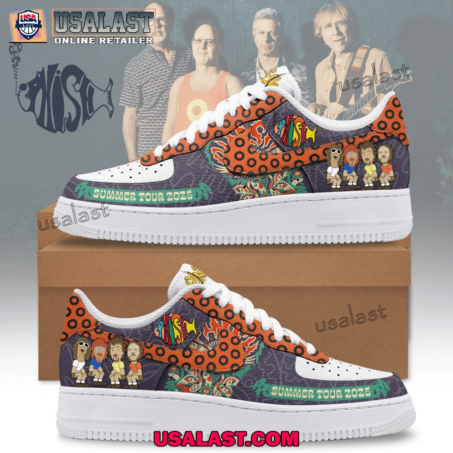 Phish Band Summer Tour 2025 Air Force Shoes - Adult & Kids T-Shirts, Sweatshirts & Hoodies apparel design preview 1