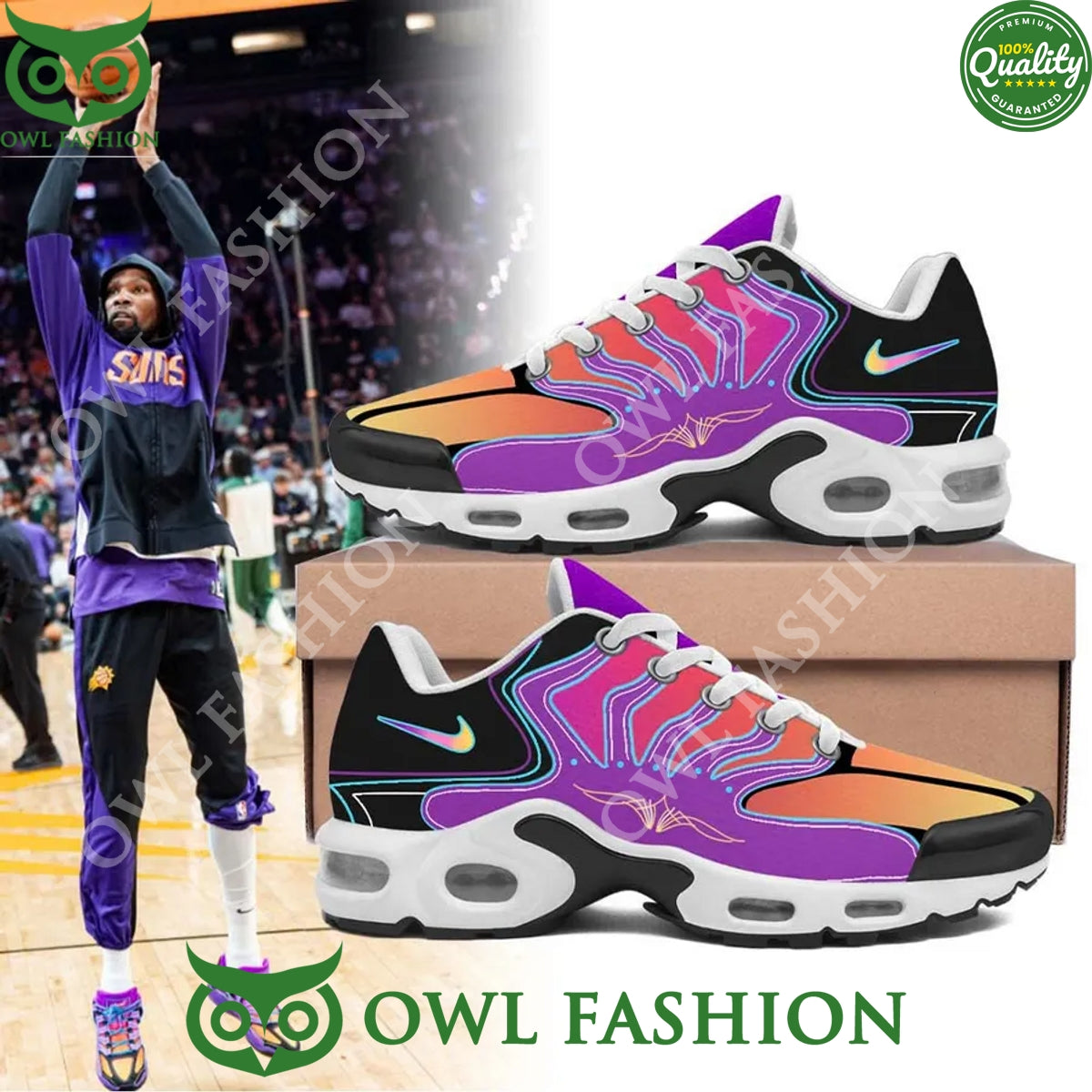 Phoenix Sun Basketball Air Max plus Shoes - Adult & Kids T-Shirts, Sweatshirts & Hoodies apparel design preview 1