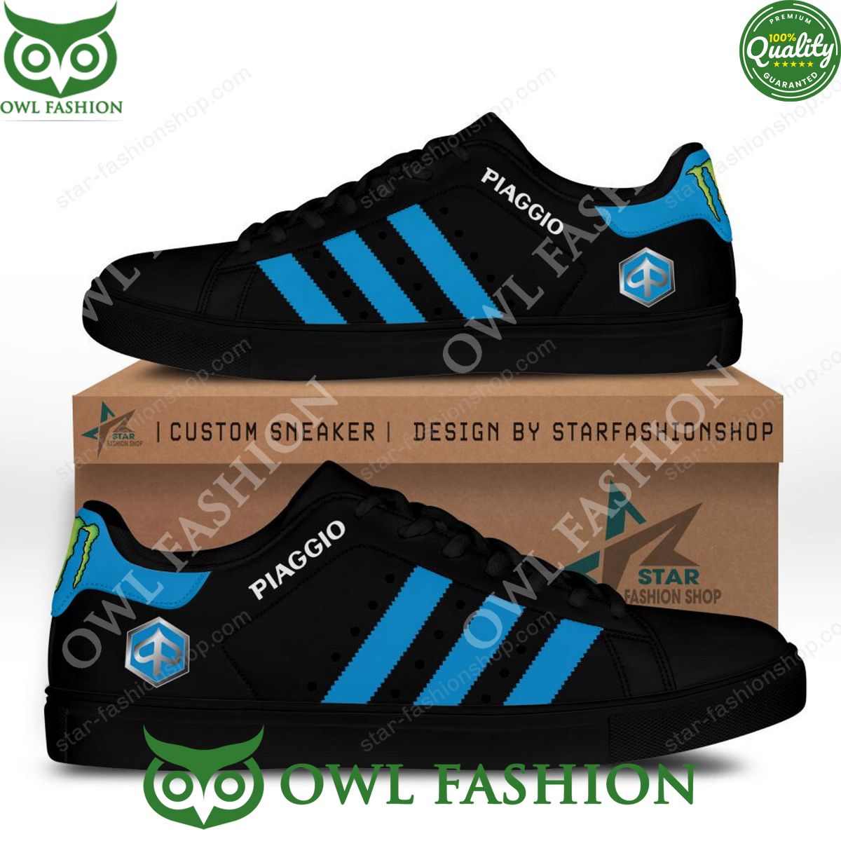 Piaggio Automotive Black Brand Stan Smith - Adult & Kids T-Shirts, Sweatshirts & Hoodies apparel design preview 1
