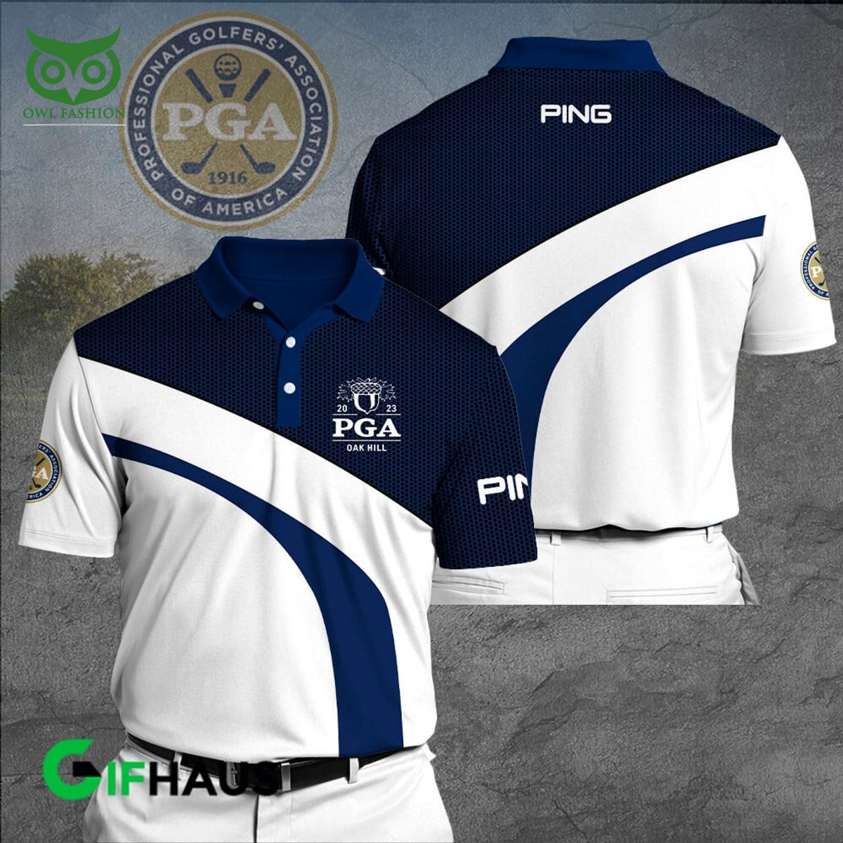 Ping Golf Championship PGA 3D Polo Hawaiian - Adult & Kids T-Shirts, Sweatshirts & Hoodies apparel design preview 1