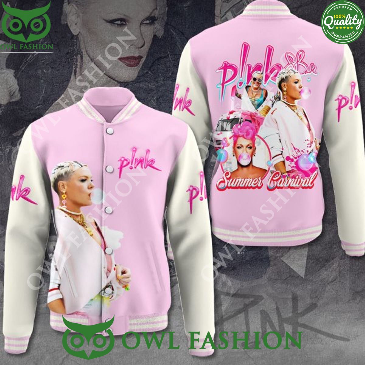 Pink pop songs and powerful voice Summer Carnival - Adult & Kids T-Shirts, Sweatshirts & Hoodies apparel design preview 1