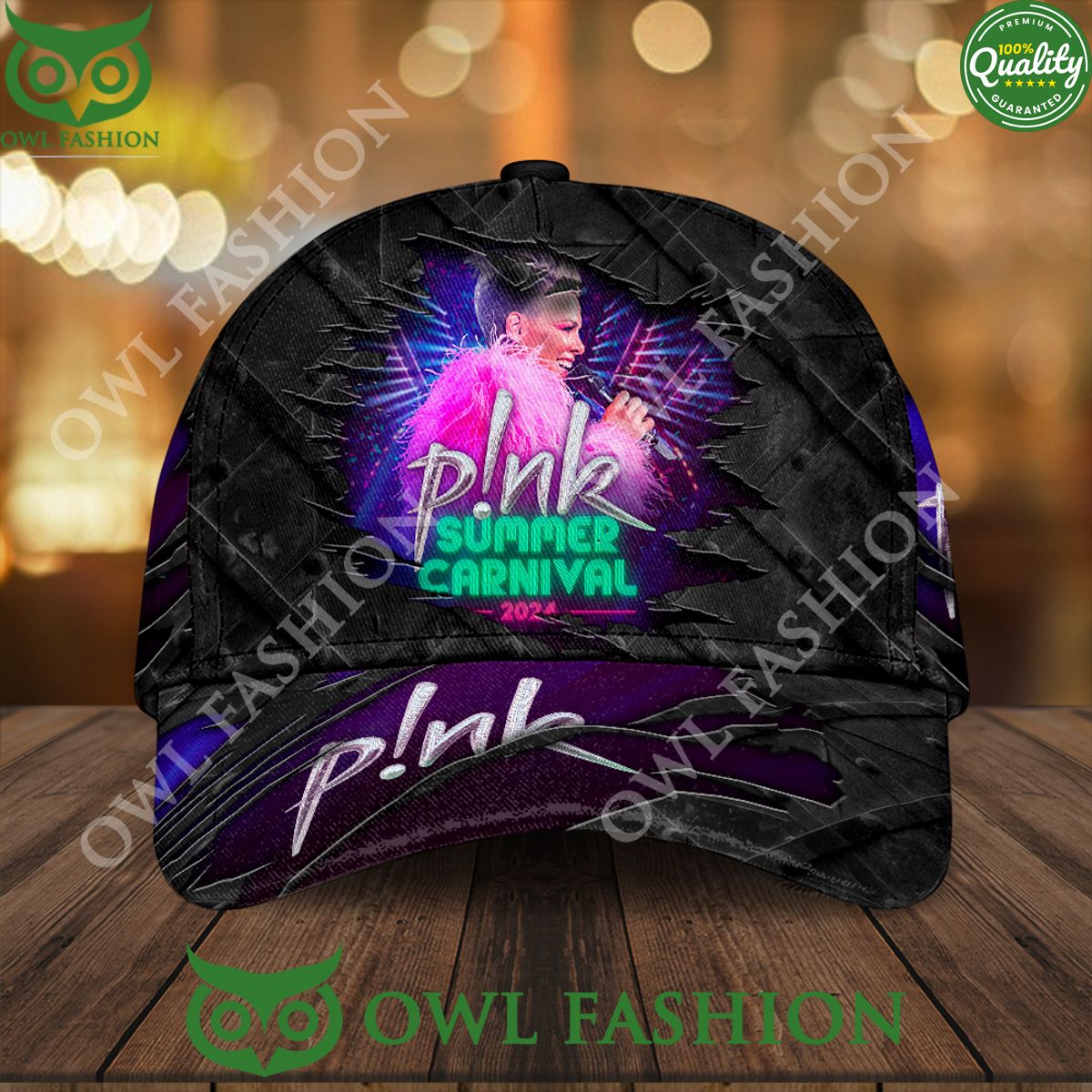 PINK Summer Carnival 2024 Classic Cap - Adult & Kids T-Shirts, Sweatshirts & Hoodies apparel design preview 1