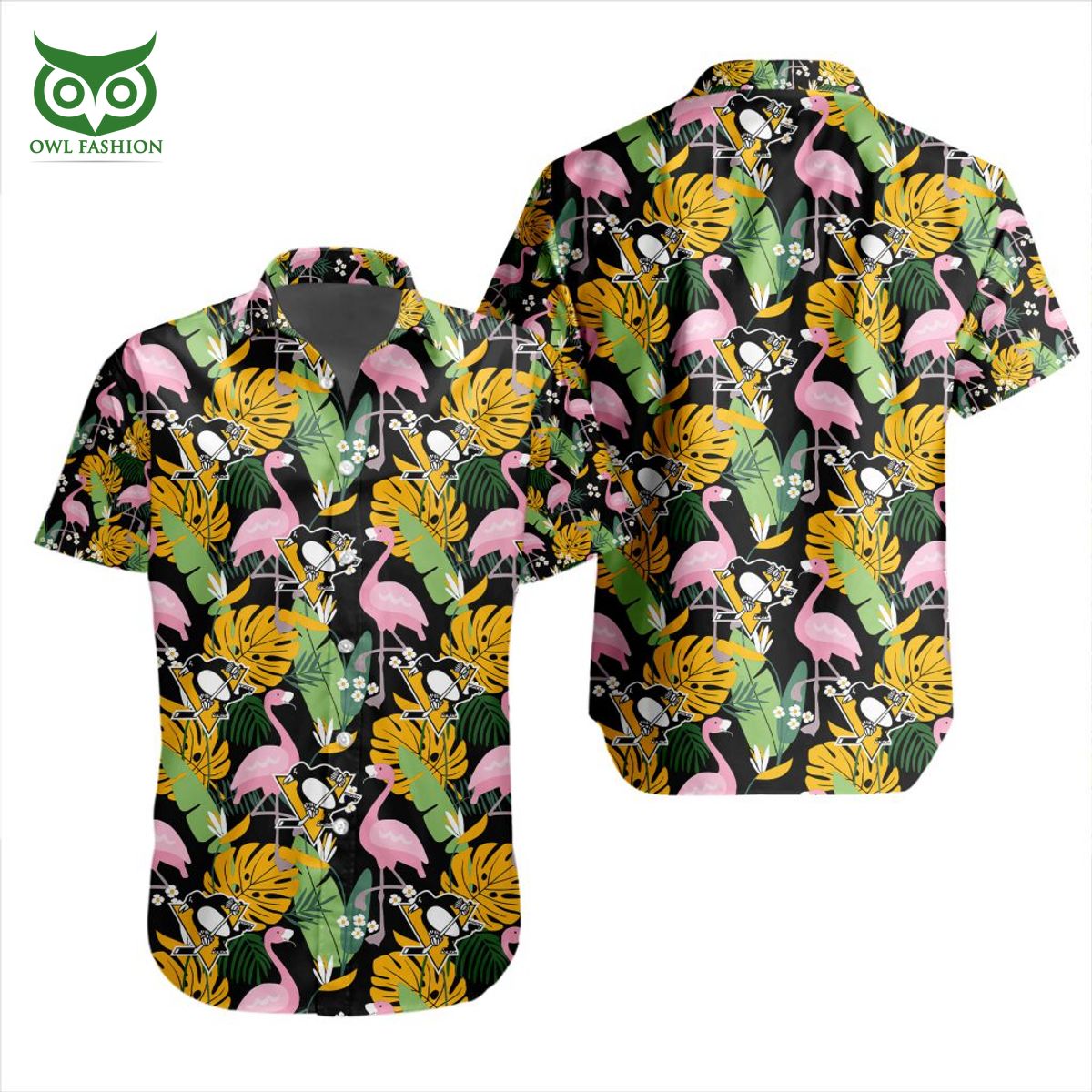 Pittsburgh Penguins NHL Hockey Team Hawaiian - Adult & Kids T-Shirts, Sweatshirts & Hoodies apparel design preview 1