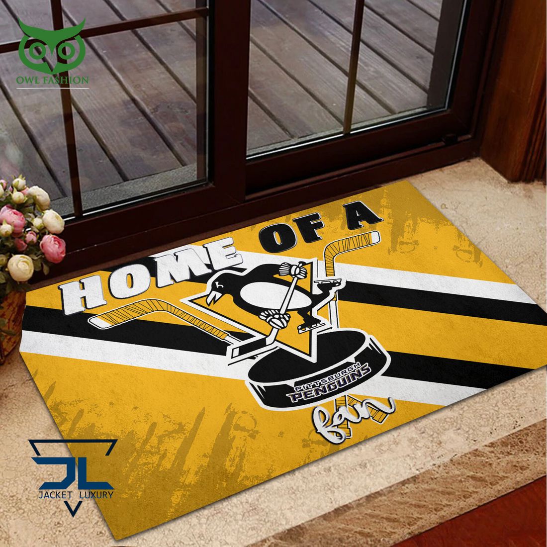 Pittsburgh Penguins NHL Team Doormat - Adult & Kids T-Shirts, Sweatshirts & Hoodies apparel design preview 1