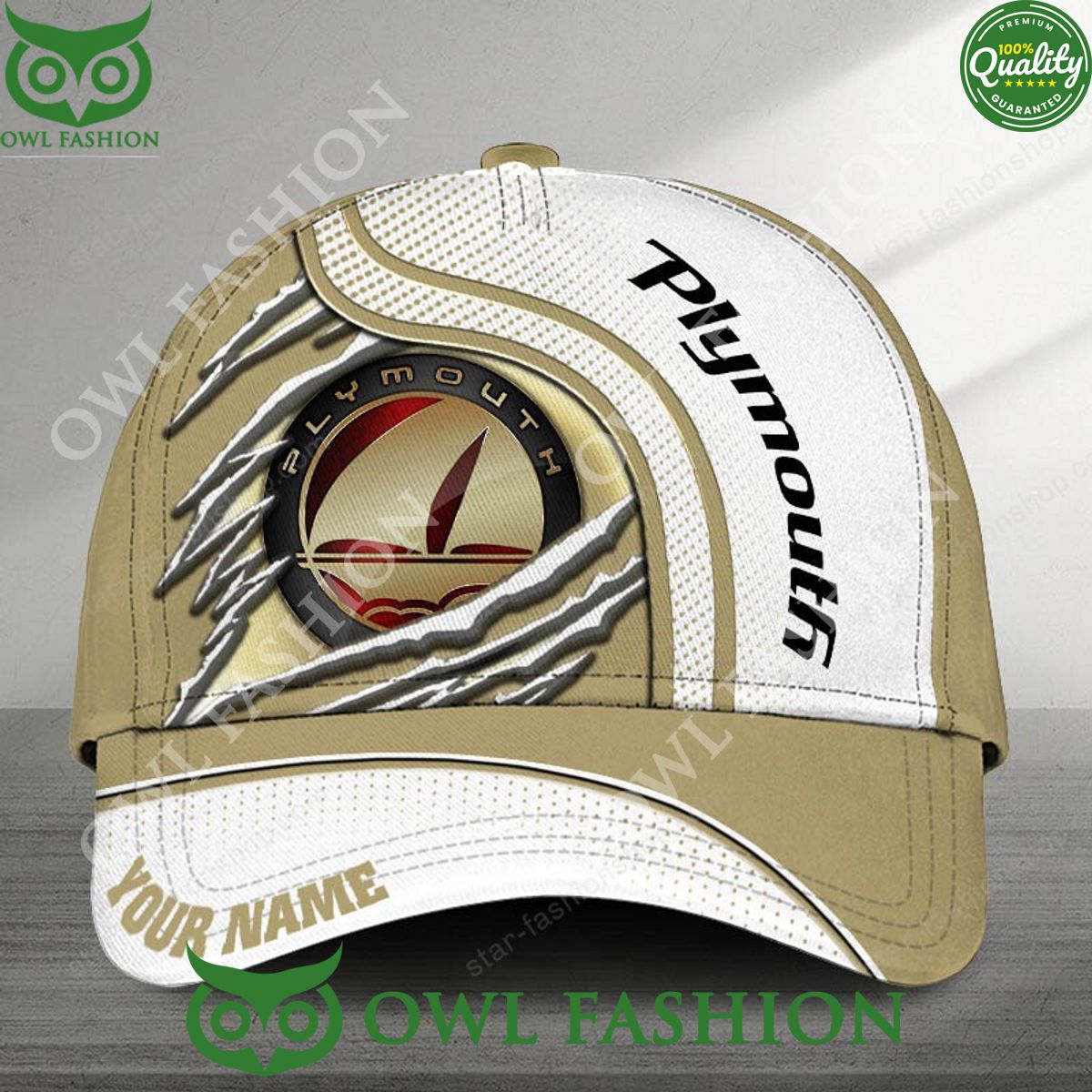 Plymouth Automobiles Brand Custom Name Printed Cap - Adult & Kids T-Shirts, Sweatshirts & Hoodies apparel design preview 1