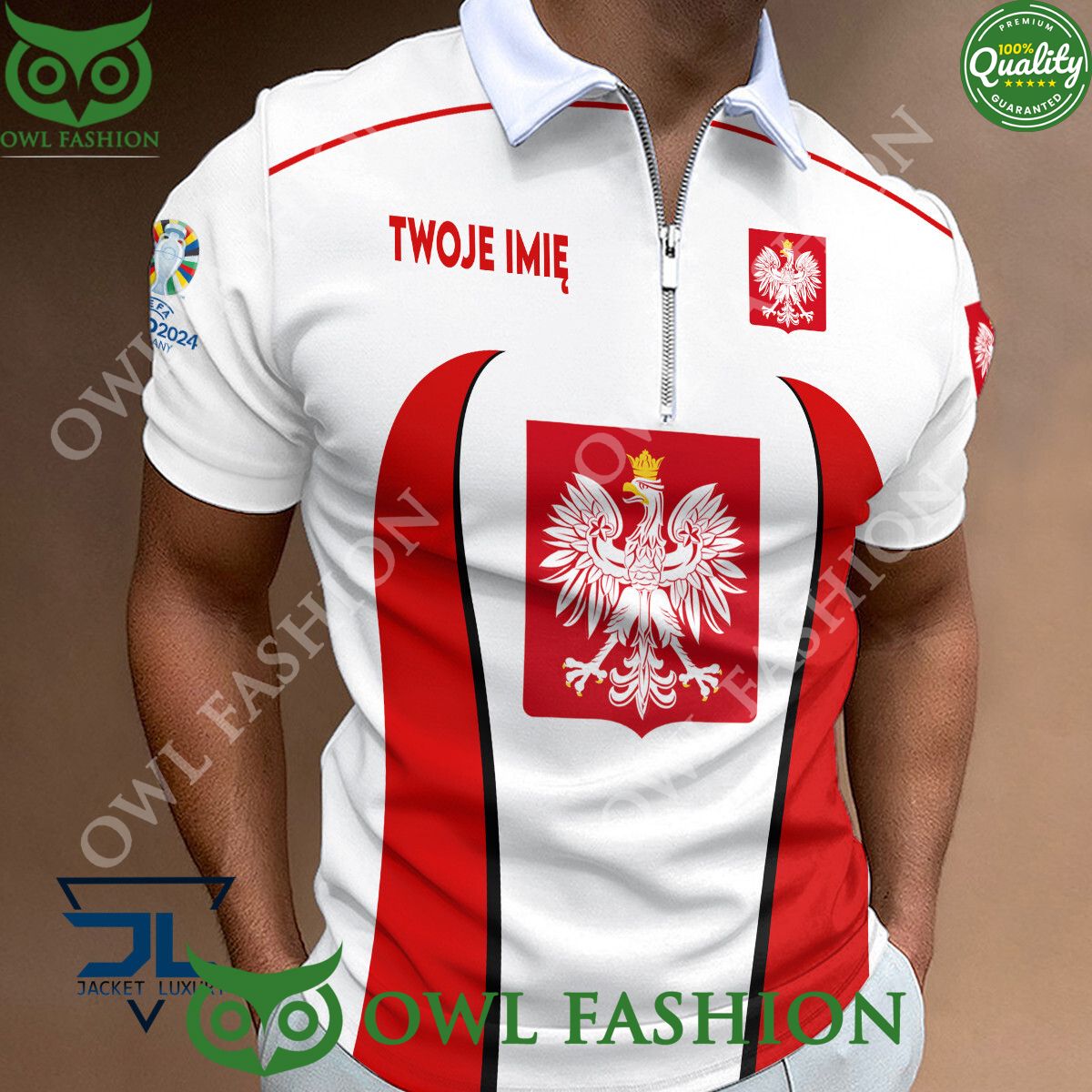 Poland Euro Champion 2024 National Team Polo - Adult & Kids T-Shirts, Sweatshirts & Hoodies apparel design preview 1