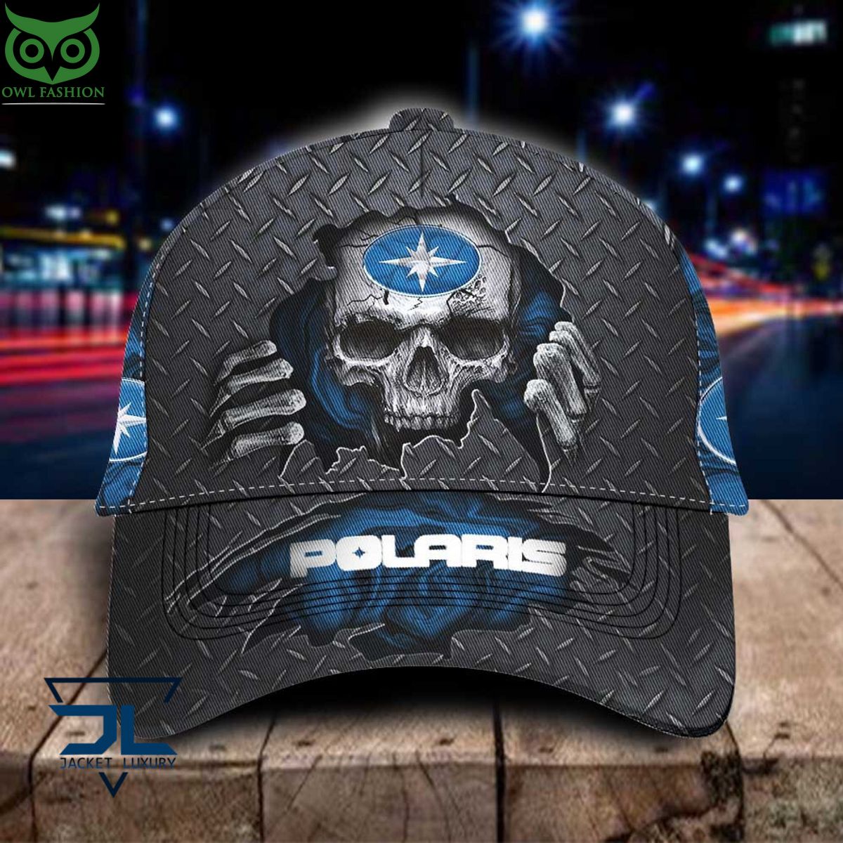 Polaris Car Skull Metal New Classic Cap - Adult & Kids T-Shirts, Sweatshirts & Hoodies apparel design preview 1