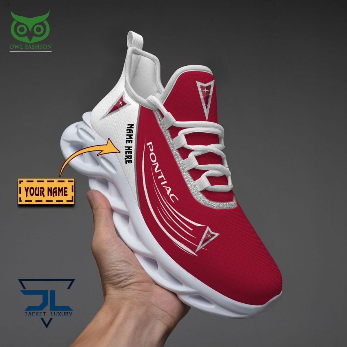 Pontiac Car Brand Personalized Max Soul Sneakers - Adult & Kids T-Shirts, Sweatshirts & Hoodies apparel design preview 1